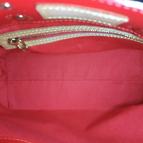 Louis Vuitton Red Patent Tote - Picture 8 of 10